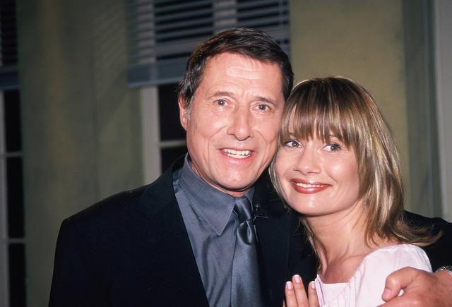Udo Jürgens und seine Tochter Jenny. eine Aufnahme aus dem Jahr 2003. 