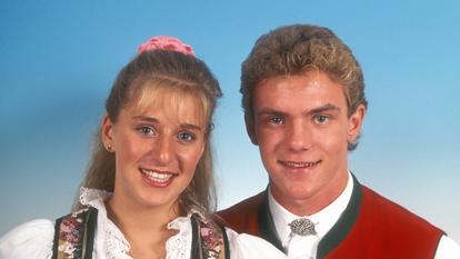 Stefan Mross und Stefanie Hertel im Jahr 1995.