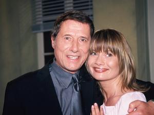 Udo Jürgens und seine Tochter Jenny. eine Aufnahme aus dem Jahr 2003. 