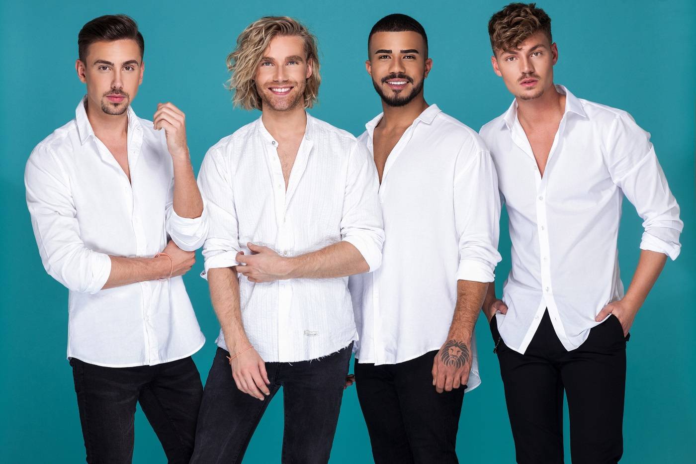Es ist schon das dritte Album der Schlager-Boyband. Feuerherz präsentieren ihr neues Album.