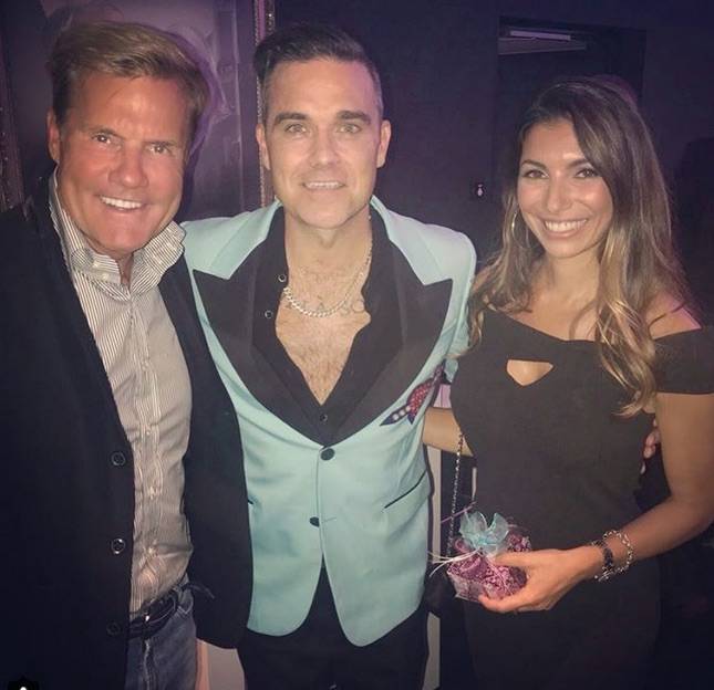 Dieter Bohlen, Robbie Williams, Carina Walz