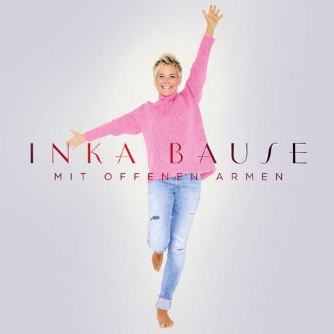 So sieht das Cover von Inka Bauses neuem Album "Mit offenen Armen aus". So sieht das Cover von Inka Bauses neuem Album "Mit offenen Armen aus".