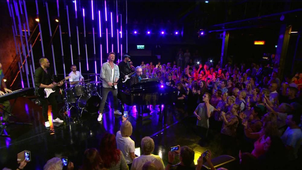 Ben Zucker und Heinz Rudolf Kunze bei ihrer Weltpremiere.  Ben Zucker und Heinz Rudolf Kunze bei ihrer Weltpremiere.