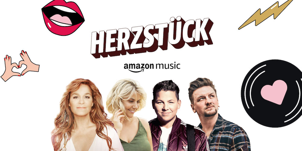 Ab dem 23. Mai gibt es „Herzstück“ auf Amazon Music Unlimited zu erleben.  Ab dem 23. Mai gibt es „Herzstück“ auf Amazon Music Unlimited zu erleben.