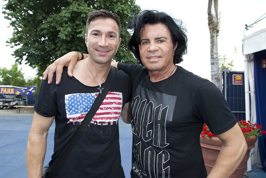 Lucas Cordalis und sein Vater Costa Cordalis im Jahr 2015. Lucas Cordalis und sein Vater Costa Cordalis im Jahr 2015.