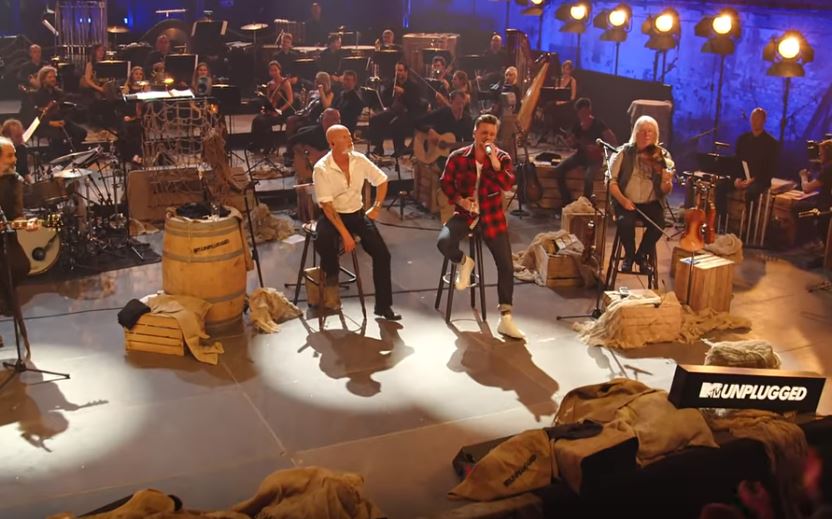 Santiano rocken beim MTV Unplugged gemeinsam mit Ben Zucker. Santiano Ben Zucker MTV Unplugged