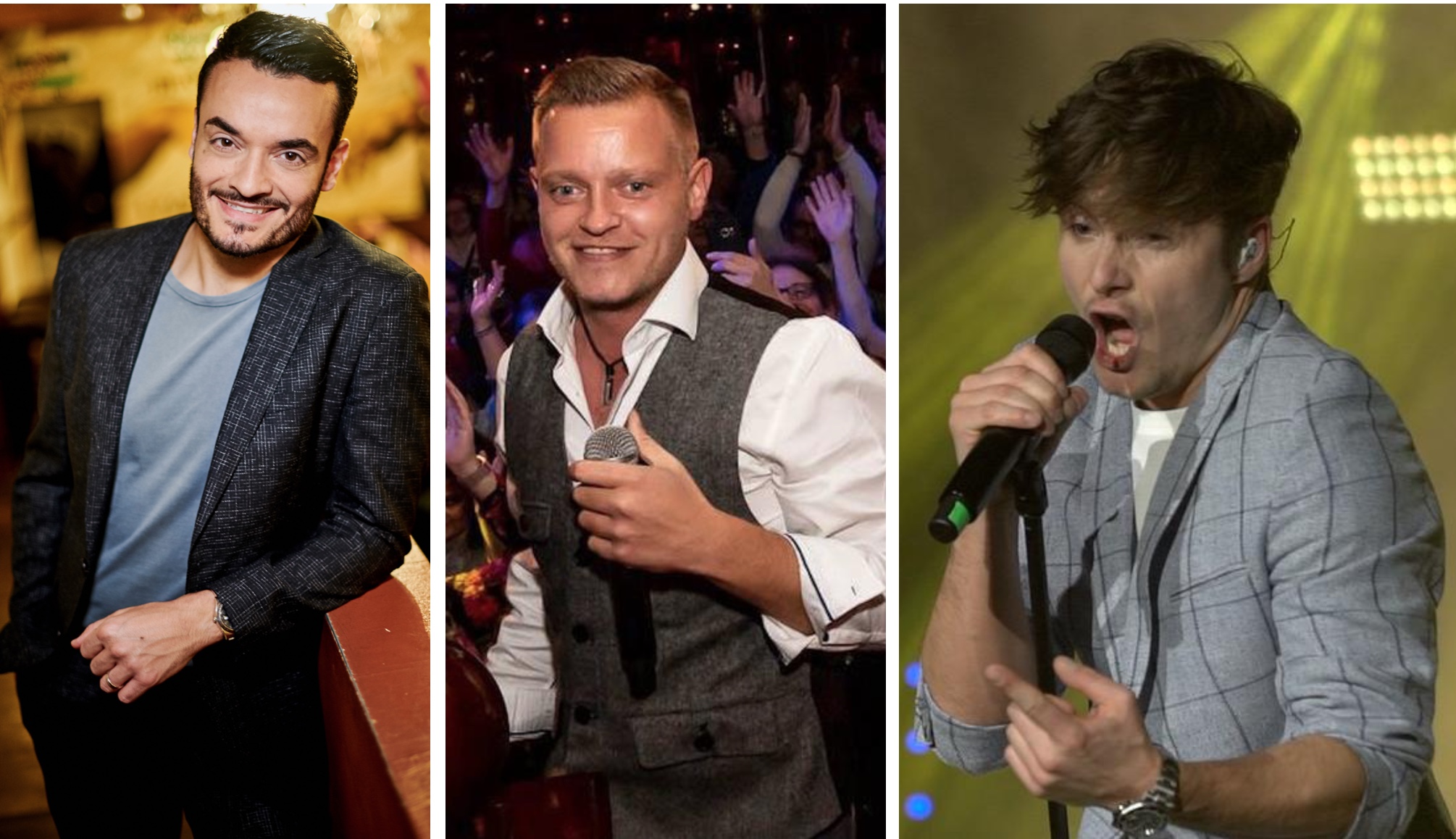 Erste Künstler der Schlagerwelle: Giovanni Zarella, Frank Lukas,Tim Peters