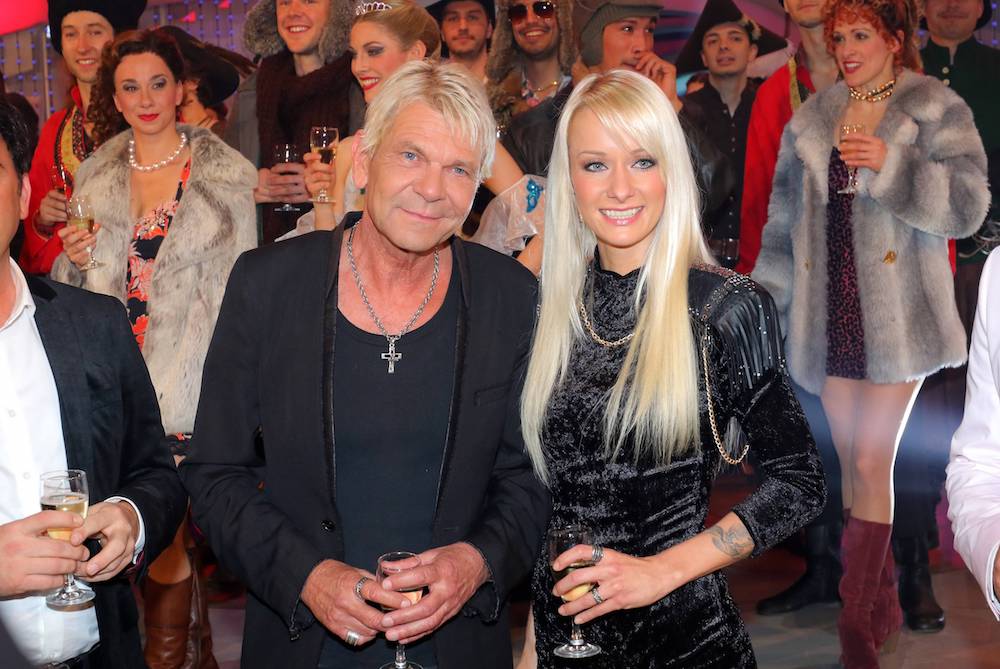 Matthias Reim und Christin Stark im Jahr 2016.  Matthias Reim und Christin Stark im Jahr 2016.