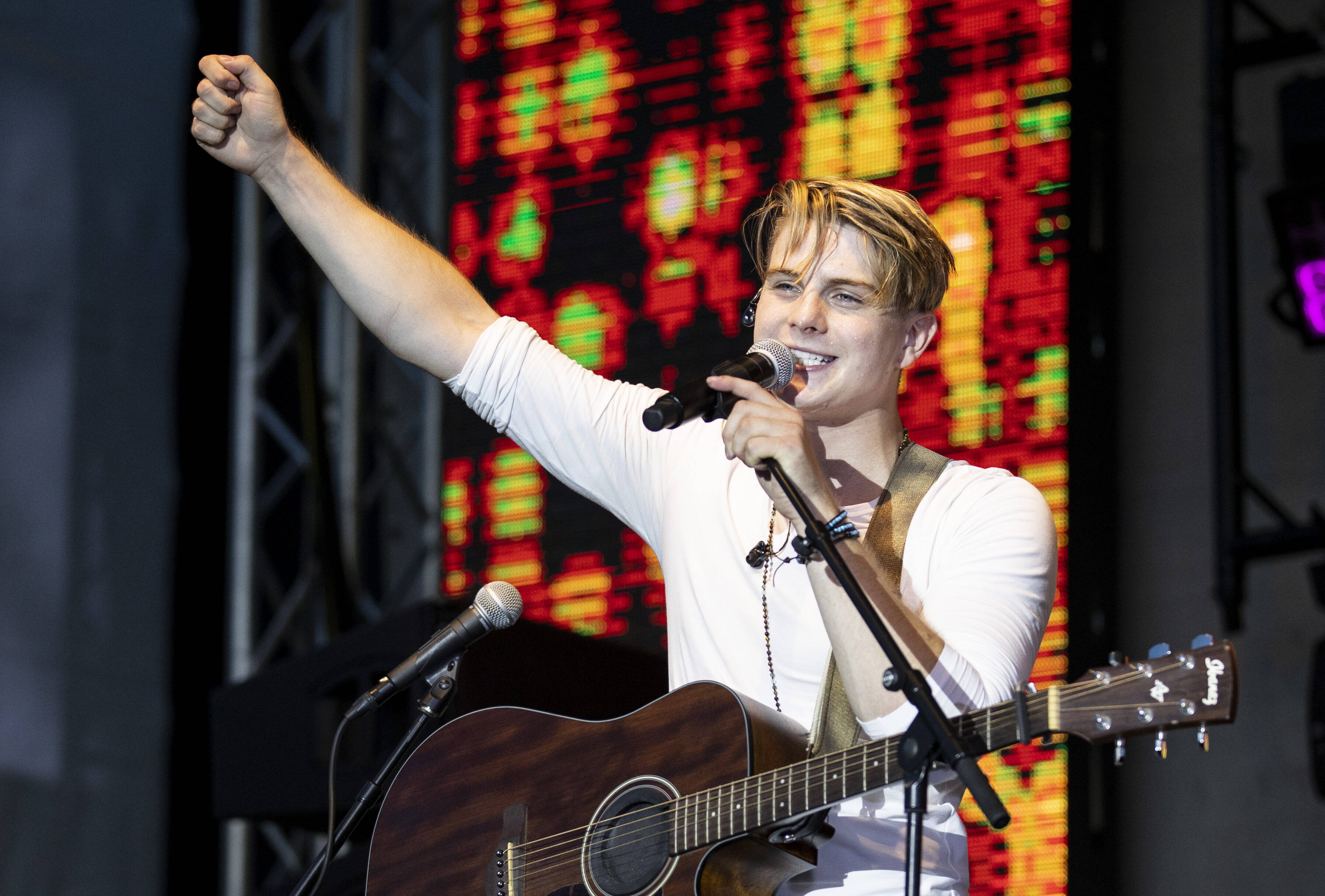 Vincent Gross gibt auf seinen Konzerten immer alles.