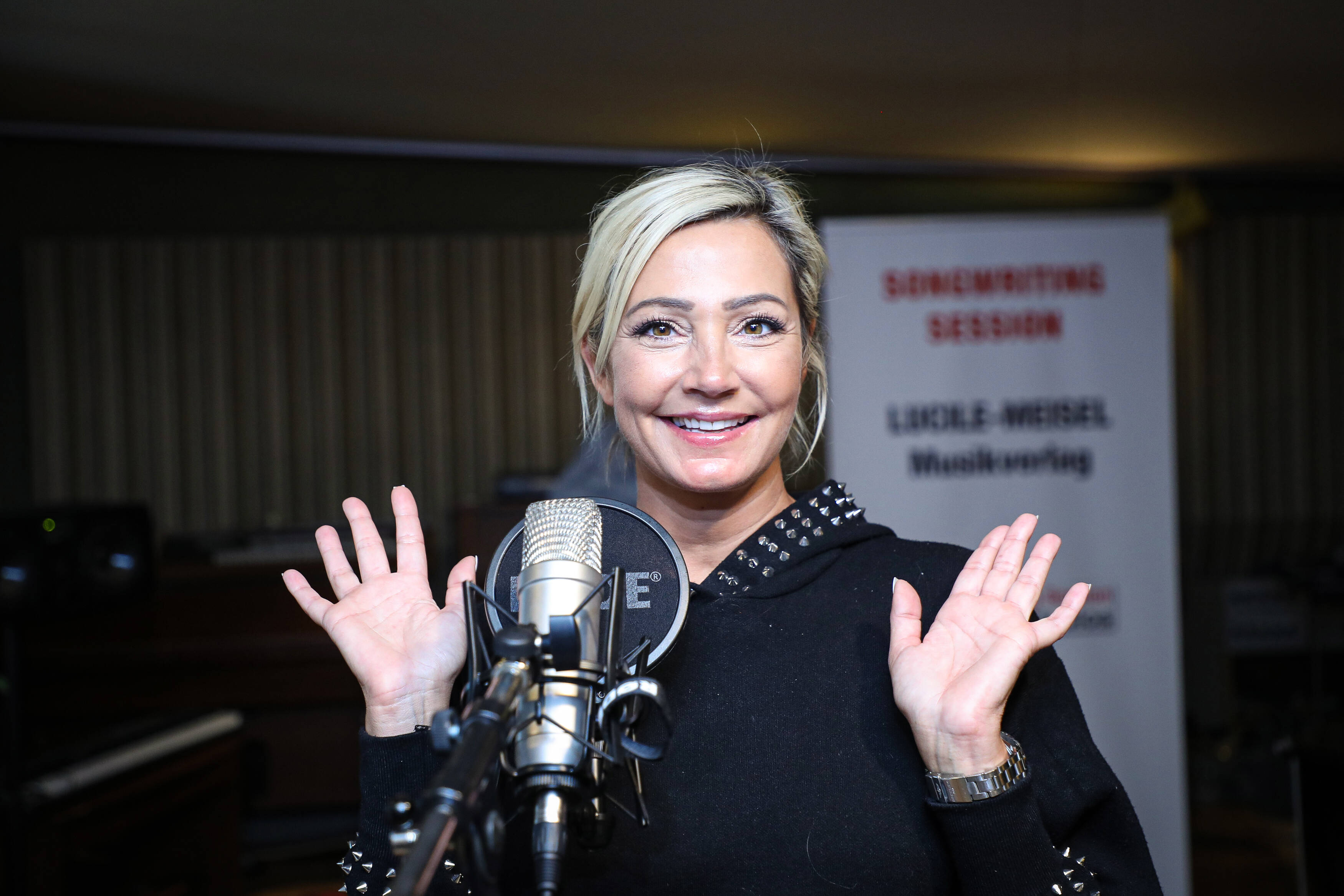 Tanja Lasch bei Aufnahmen in Berlin im Jahr 2020.