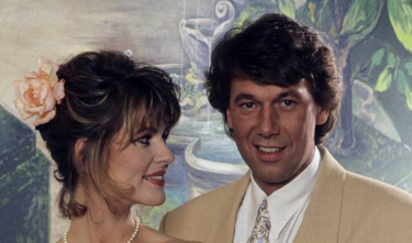 Anja Schüte und Roland Kaiser 1990