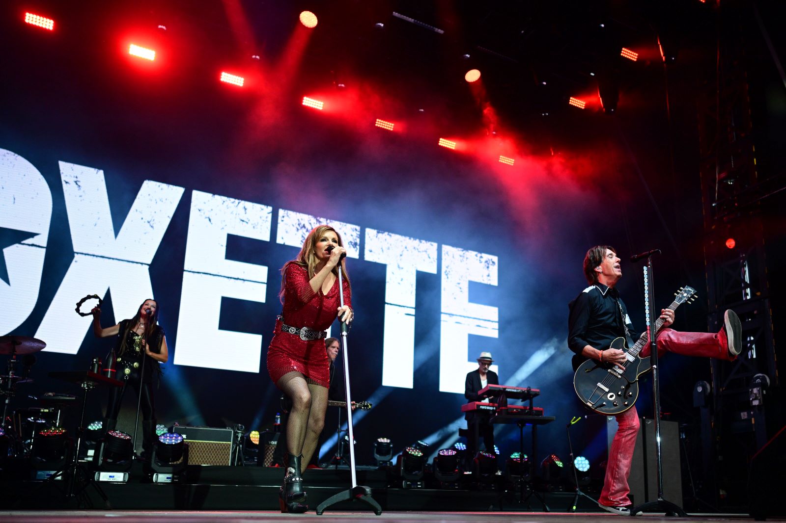 Roxette mit Per Gessle und Lena Philipsson