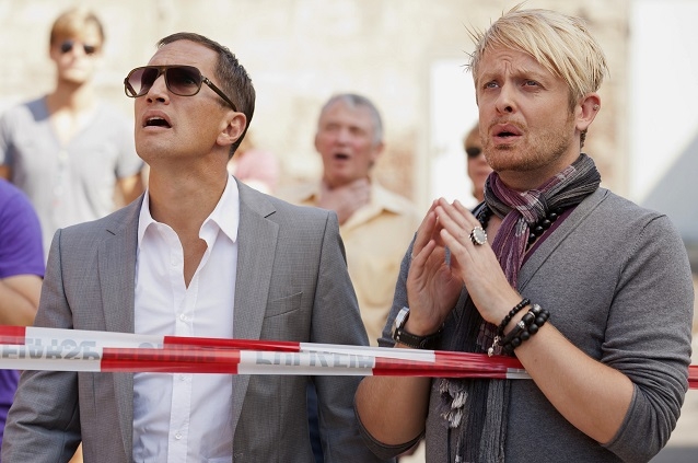 Schlagersänger Ross Antony in action