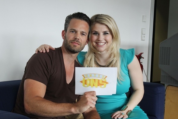 Mit Schauspieler Ben Ruedinger hat sich Beatrice Egli köstlich amüsiert! Lustig war's! Beatrice Egli Unter Uns