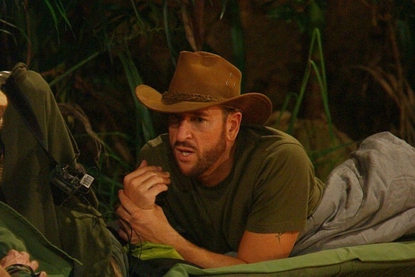 Michael Wendler schlägt sich im australischen Dschungel wacker. Dschungelcamp 2014 Tag 3