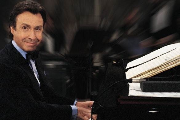Peter Alexander am Klavier. Peter Alexander Frisur