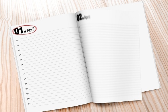 Achtung! Lasst Euch nicht in den April schicken! 1. April Kalender