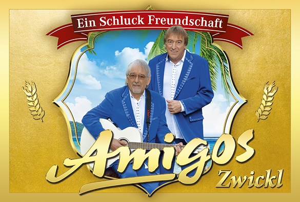 Da macht Bernd von den Amigos seinem ursprünglichen Job aber alle Ehre, als erfolgreicher Sänger kehrt er nun kurzzeitig zum Bier zurück. Amigos Bier Schluck Freundschaft