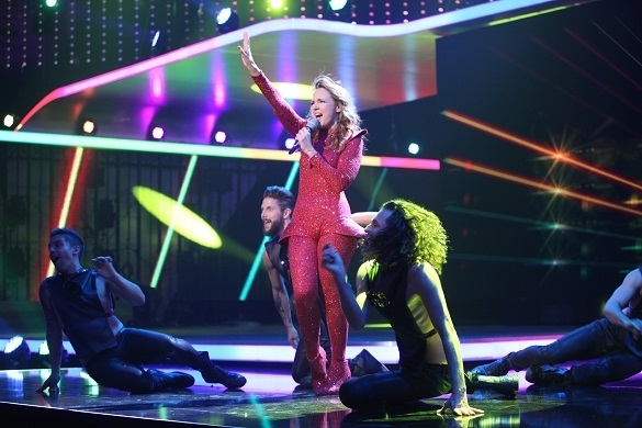 Carolin Kebekus rockte als Helene Fischer Double die Bühne beim Comedypreis 2014. Comedypreis 2014 Helene Fischer