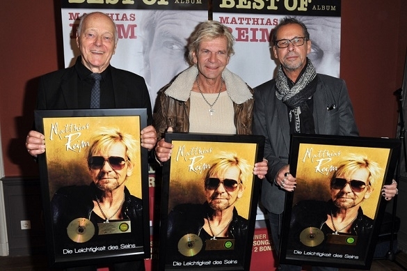 In einem exklusiven Restaurant in Berlin stellte Matthias Reim sein „Best of“-Album vor. Matthias Reim Best Of