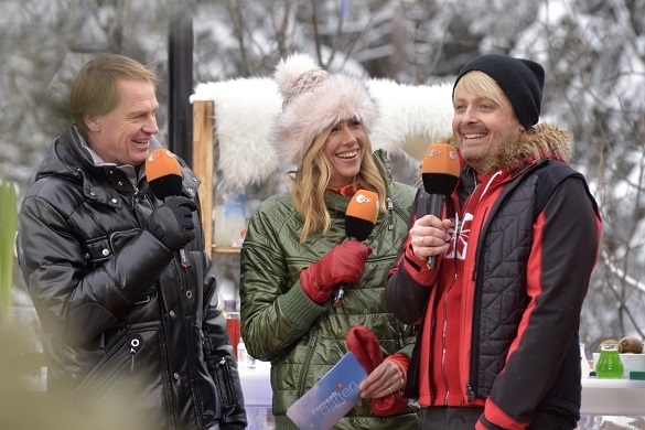 Es wird eisig im Fernsehgarten: Auf 1500 Metern Höhe treffen sich die Schlager- und Volksmusikstars zum Après Ski mit Andrea Kiewel. ZDF Fernsehgarten on tour St Anton