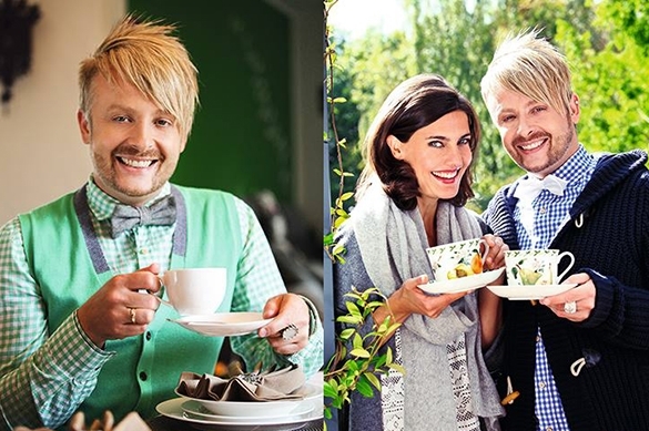 Ob Ross Antony das Porzellan auch in seinem Café verwenden wird, ist nicht klar. Ross Antony Werbung Maxwell & Williams