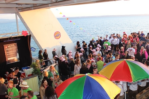 Schlagermove Bootparty Hamburg April