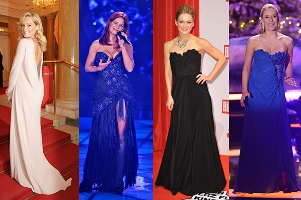 Schlagerstars Roter Teppich Abendroben