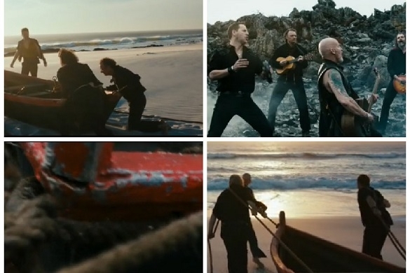 Das Musikvideo von Santianos neuer Single Lieder der Freiheit zeigt eine große Verbundenheit zu der Natur auf. Es zieht die Gruppe ans weite Meer. Santiano Lieder der Freiheit