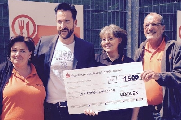 Michael Wendler Dinslakener Tafel Spende