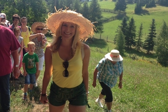 Stefanie Hertel ging schon im letzten Jahr mit ihren Fans auf Wanderung. Dieses Jahr ging es in ihre Heimat. Stefanie Hertel Fanwanderung