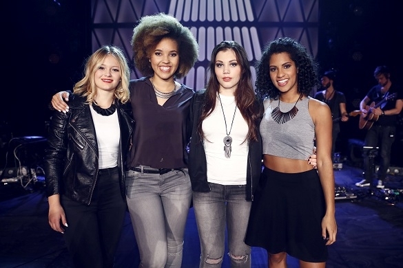 Alena, Sabrina, Pati und Selina heißen die Siegerinnen von Popstars 2015. Popstars 2015 Girlband