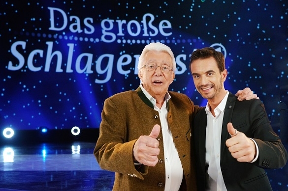 Andrea Berg, Matthias Reim, Roland Kaiser, Michelle und Fantasy in einer Sendung - das muss gefeiert werden. Florian Silbereisen Schlagerfest ARD