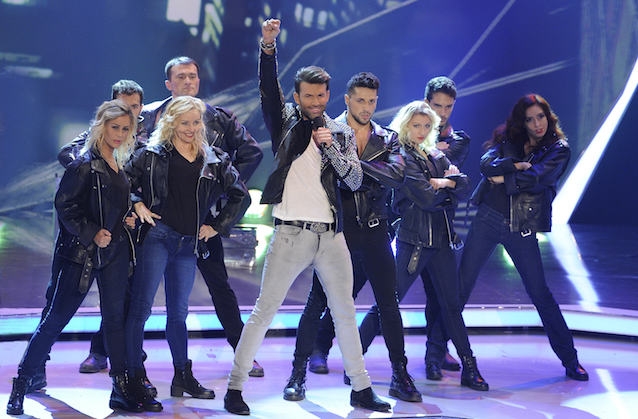 Jay Khan bei seinem Auftritt in „Willkommen bei Carmen Nebel“.