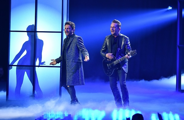 Fantasy stellten bei  „Schlagerchampions“ ihren Song „Gespenster der Nacht“ vor.