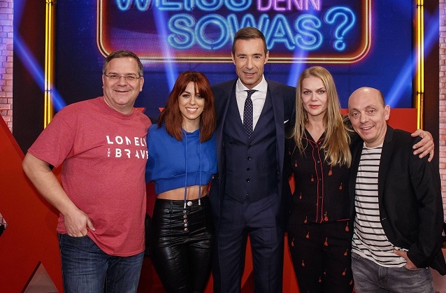 „Wer weiß denn sowas XXL“ in der ARD unter anderem mit Vanessa Mai. Vanessa Mai