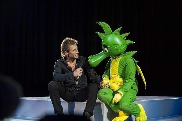 Peter Maffay und Tabaluga.