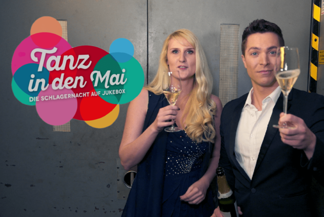Anika Reichel & Julian David präsentieren „Tanz in den Mai“ auf „Jukebox TV“. Anika Reichel & Julian David präsentieren „Tanz in den Mai“ auf „Jukebox TV“.