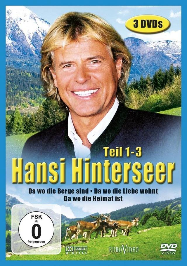 Hansi Hinterseer DVD-Box „Da wo die Berge sind / Da wo die Liebe wohnt / Da wo die Heimat ist“ – Die ersten drei Teile der beliebten Hansi-Hinterseer-Serie in einer Box!