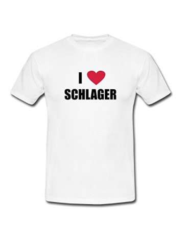 Spreadshirt „I Love Schlager“ Männer T-Shirt