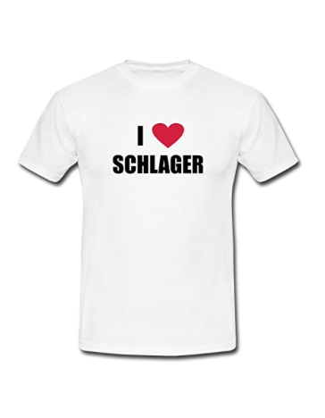Spreadshirt „I Love Schlager“ Männer T-Shirt Spreadshirt „I Love Schlager“ Männer T-Shirt