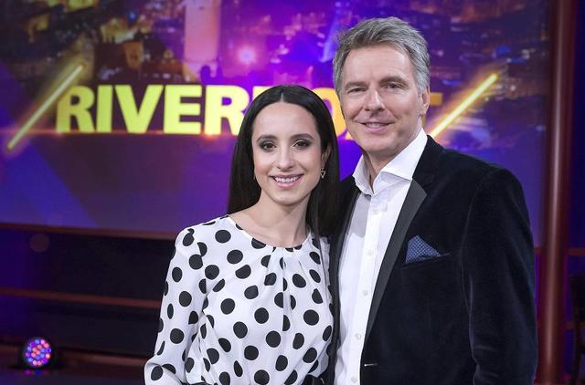 Das Moderatoren-Duo Stephanie Stumph und Jörg Pilawa im MDR Fernsehen. Stephanie Stumph und Jörg Pilawa moderieren heute Abend, am 04. Mai 2018, im MDR Fernsehen.
