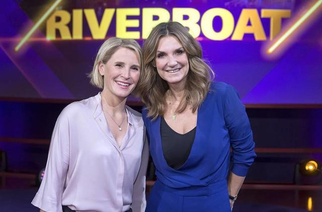 Kim Fisher und Susan Link moderieren das MDR "Riverboat".