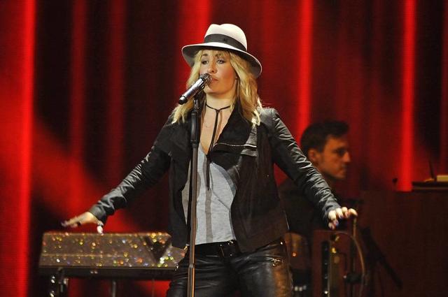 Sarah Connor überraschte auf Tour mit einem neuen Look. Sarah Connor überraschte auf Tour mit einem neuen Look.