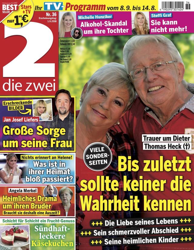 Die aktuelle Ausgabe von „Die 2“ mit einem Extra über das Leben von Dieter Thomas Heck.