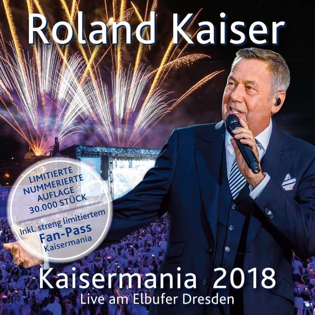 So sieht das Cover von Roland Kaisers Live-CD "Kaisermania 2018" aus. So sieht das Cover von Roland Kaisers Live-CD "Kaisermania 2018" aus.