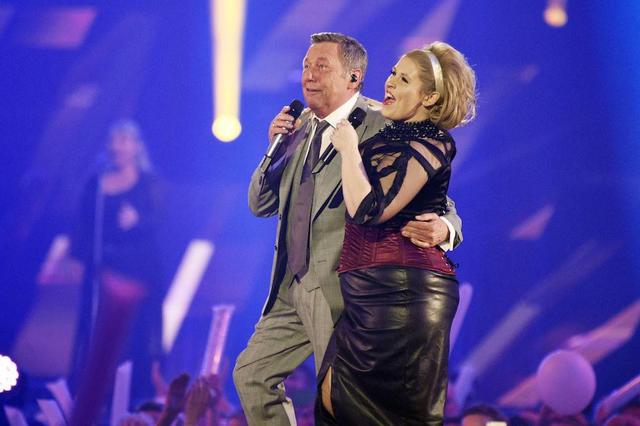 Roland Kaiser und Maite Kelly. Roland Kaiser und Maite Kelly.