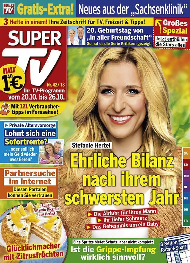 Die neue „Super TV“Nr. 42/18 ist ab sofort am Kiosk erhältlich! Die neue „Super TV“Nr. 42/18 ist ab sofort am Kiosk erhältlich!