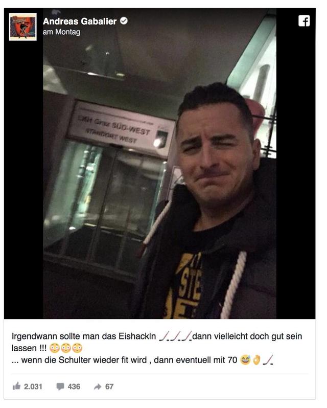 Andreas Gabalier Facebookpost