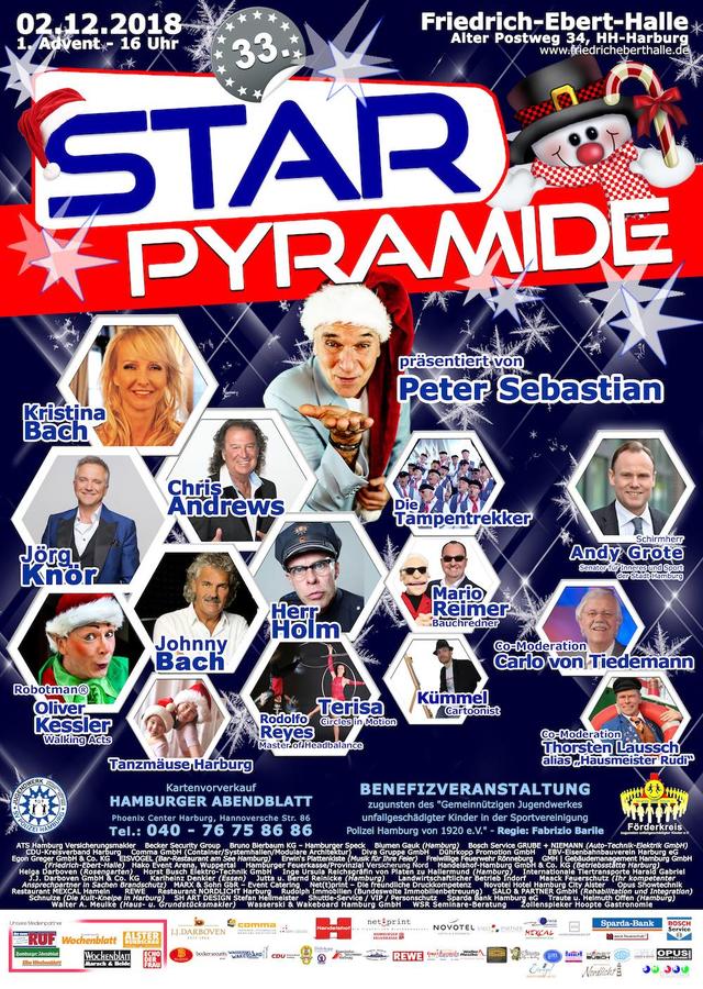 Das Plakat der 33. „Starpyramide“.
